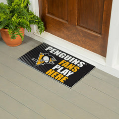 Pittsburgh Penguins Fan Mat, 28"x16", NHL