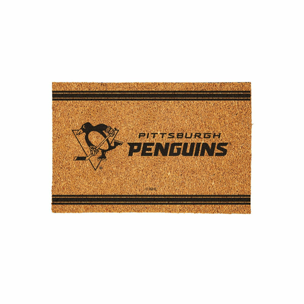 Pittsburgh Penguins Large One Color Coir Mat, 36"x24", NHL