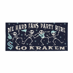 Seattle Kraken Flocked Coir Halloween Sassafras Switch Mat, 22"x10", NHL