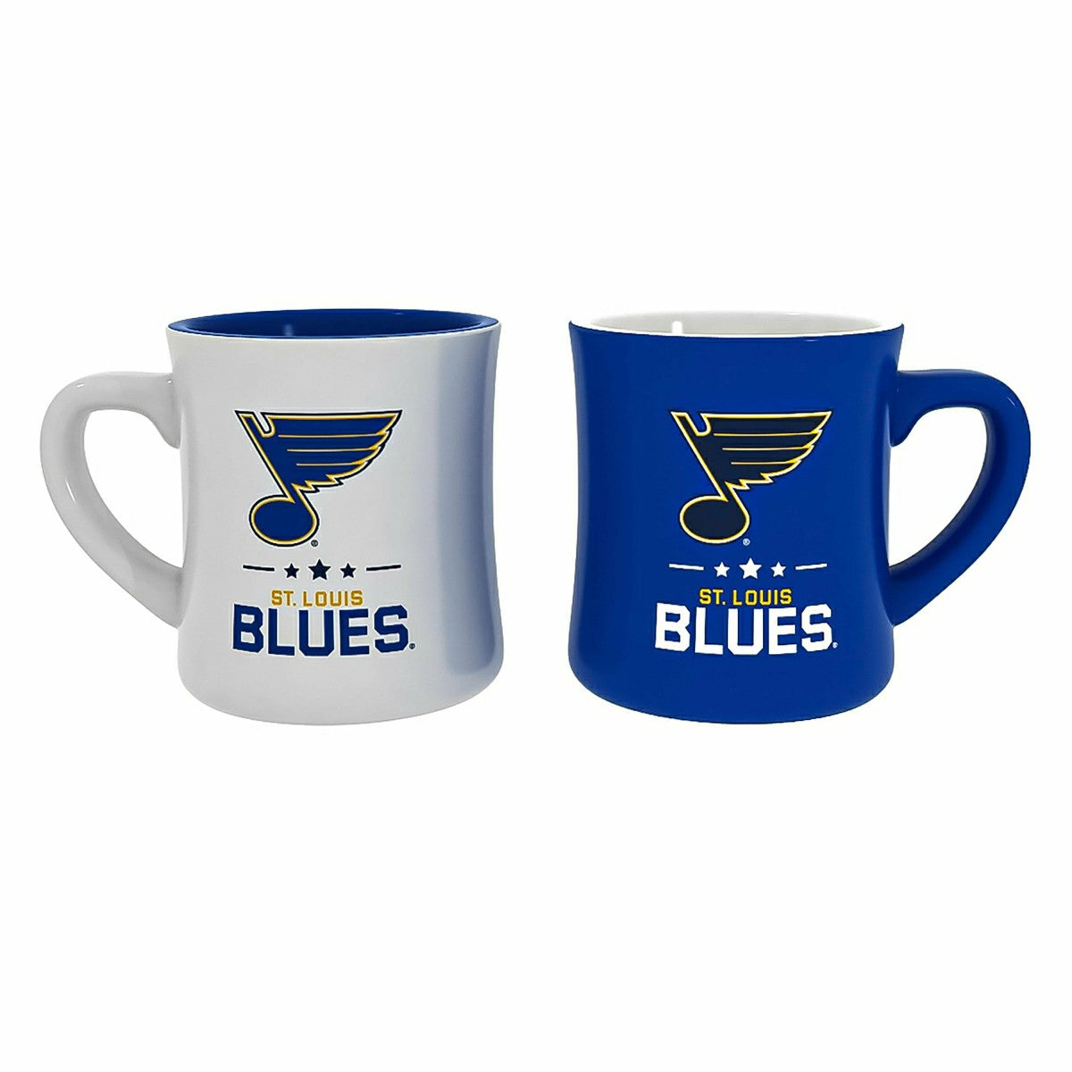 St Louis Blues 10oz Ceramic Cup Set, 2pc, NHL, Home