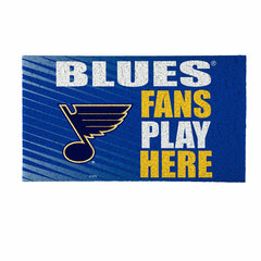 St Louis Blues Fan Mat, 28"x16", NHL