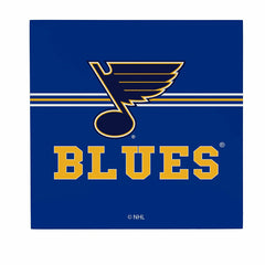 St Louis Blues Wood Wall Sign, 12x12, NHL, Home