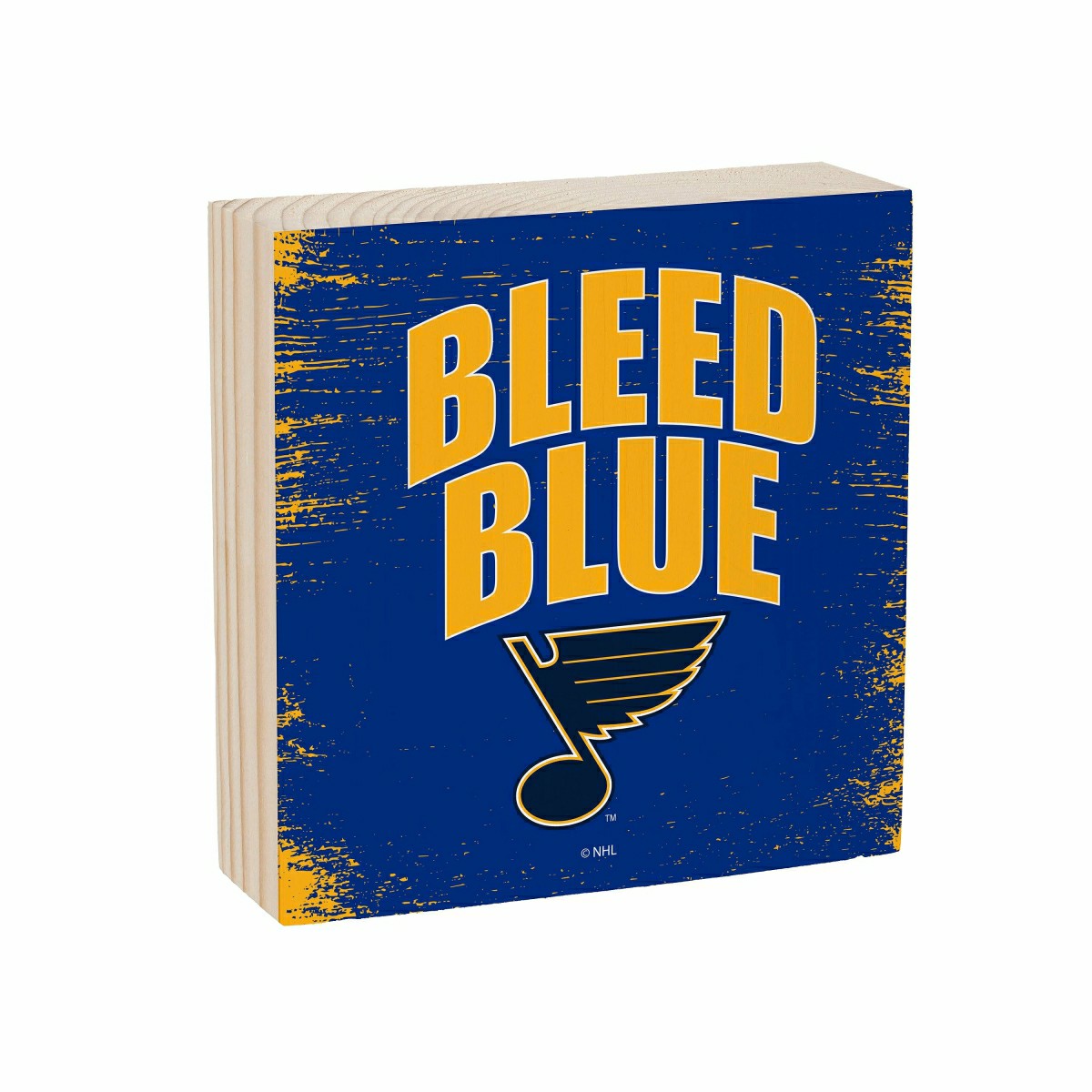 St Louis Blues Plock, Down Home Fans, 6x6, NHL, Home