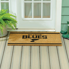 St Louis Blues Large One Color Coir Mat, 36"x24", NHL