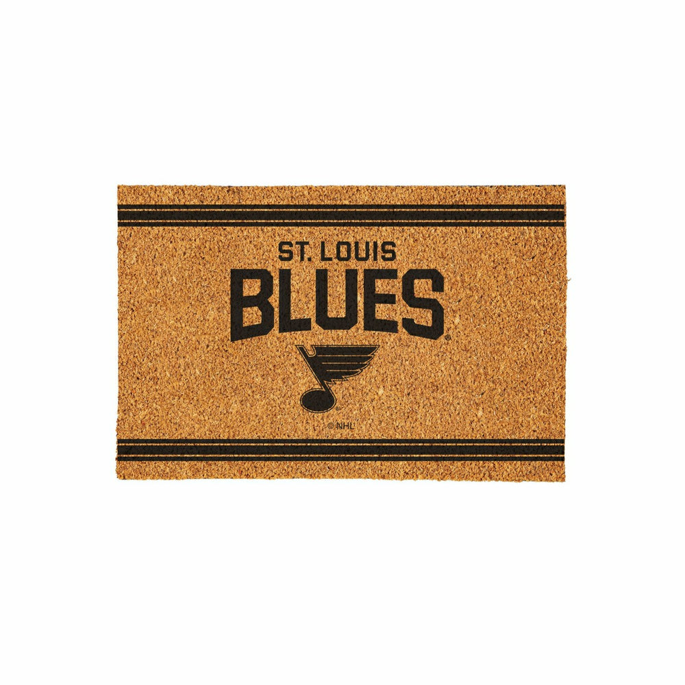 St Louis Blues Large One Color Coir Mat, 36"x24", NHL