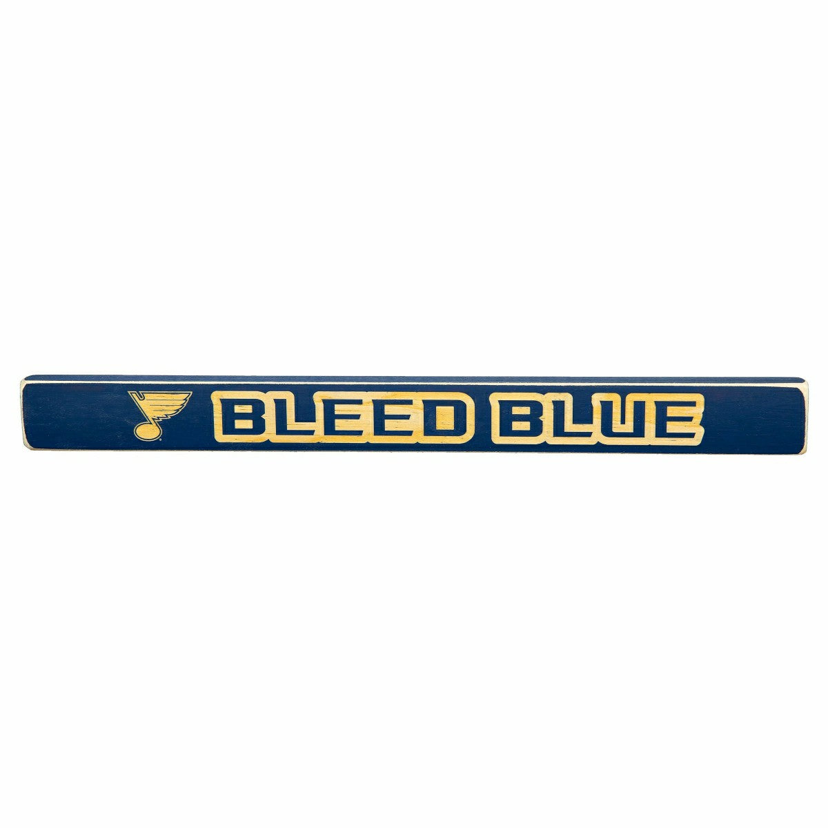 St Louis Blues Engraved Wood Sign, 1.5" x 18", NHL, Home