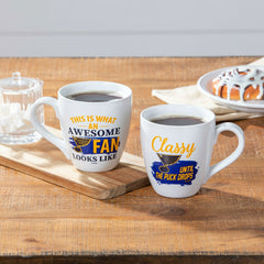 Ceramic Cup o' Java 17oz Gift Set, St Louis Blues, NHL, Home