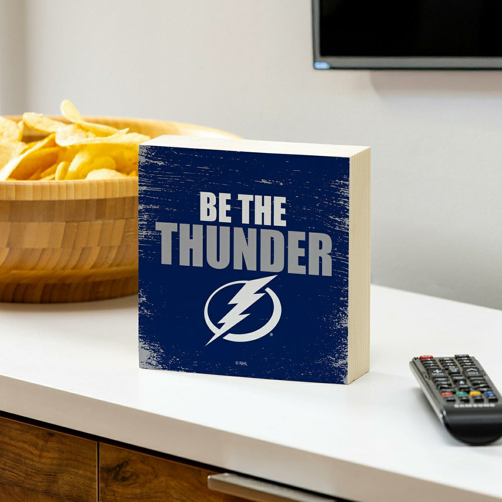 Tampa Bay Lightning Plock, Down Home Fans, 6x6, NHL, Home