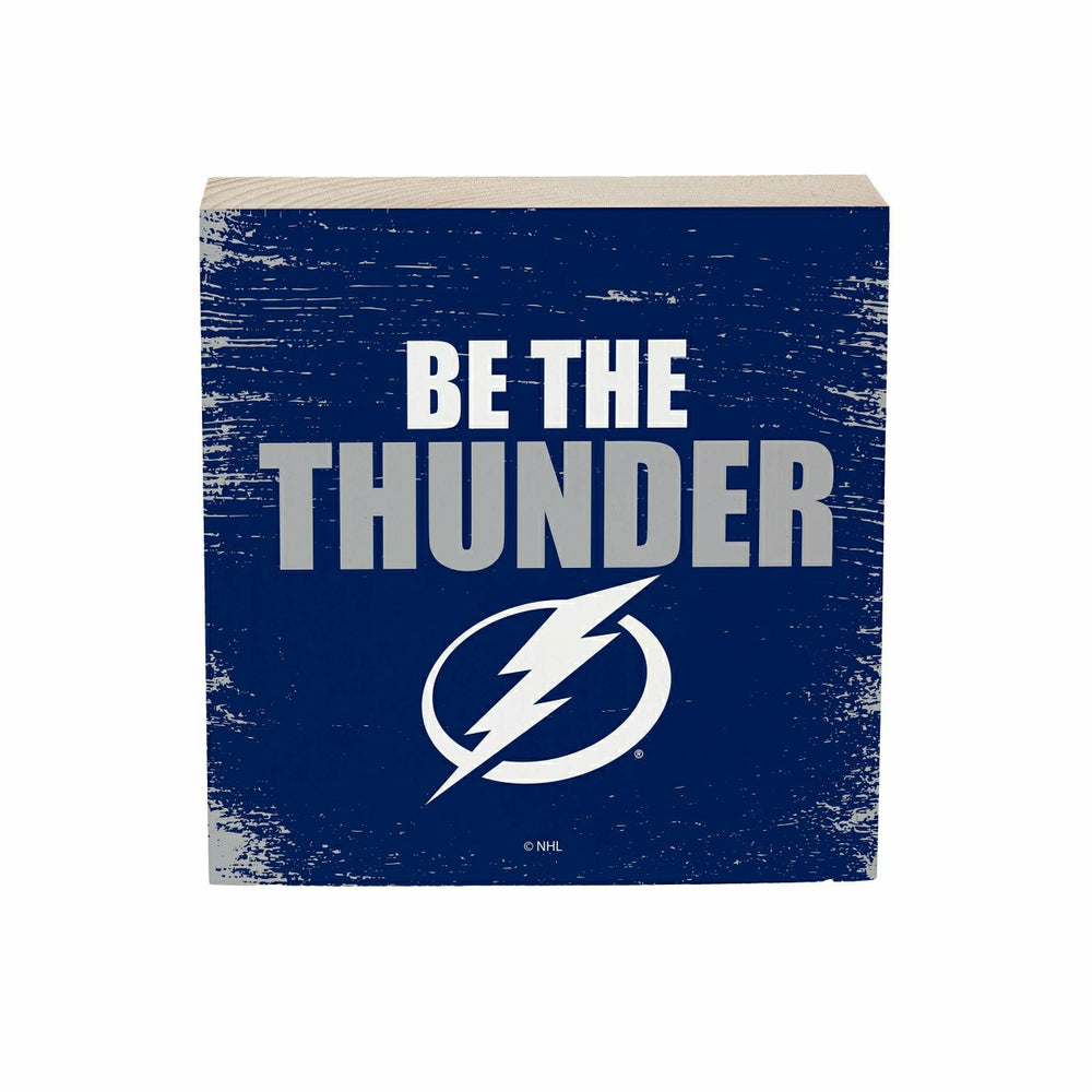 Tampa Bay Lightning Plock, Down Home Fans, 6x6, NHL, Home