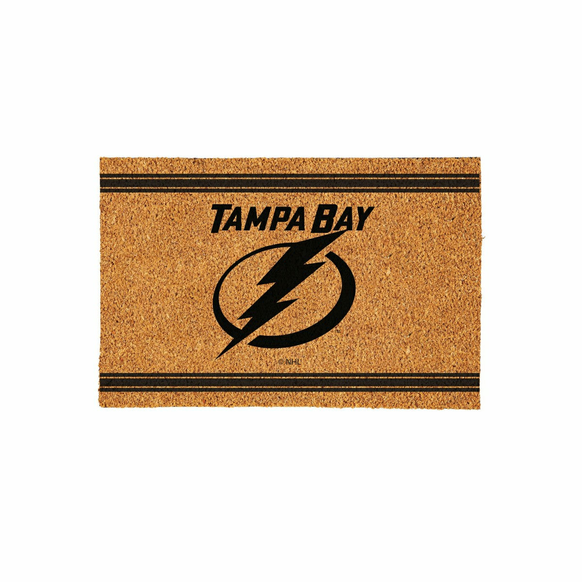 Tampa Bay Lightning Large One Color Coir Mat, 36"x24", NHL