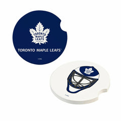 Toronto Maple Leafs Car Coaster Set, 2pc, NHL, Home