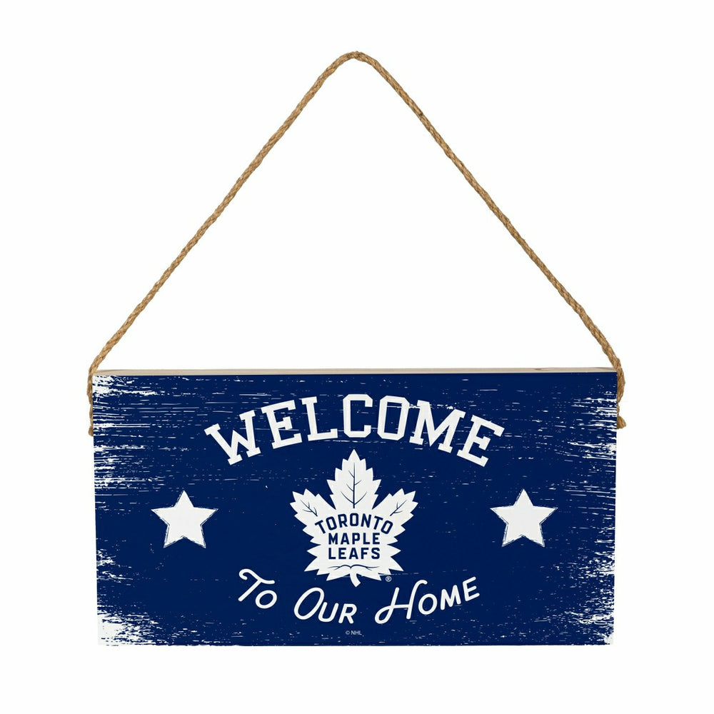 Toronto Maple Leafs Wood Wall Sign, 6x11, NHL, Home