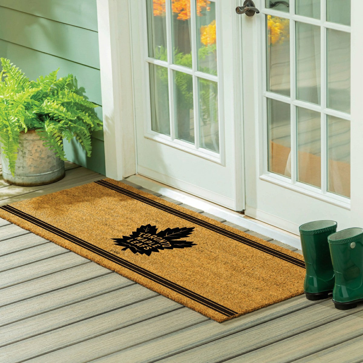 Toronto Maple Leafs Extra Large One Color Coir Mat, 60"x24", NHL