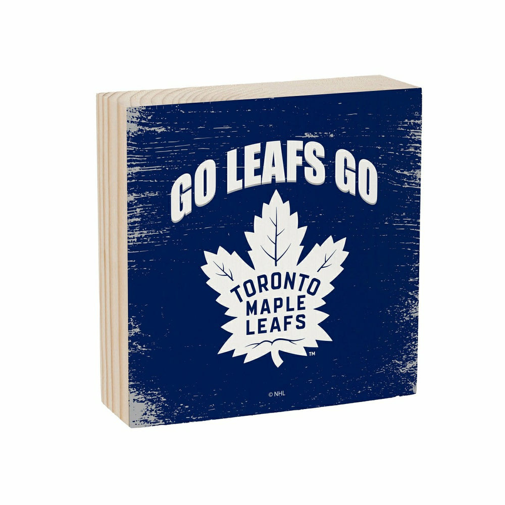 Toronto Maple Leafs Plock, Down Home Fans, 6x6, NHL, Home