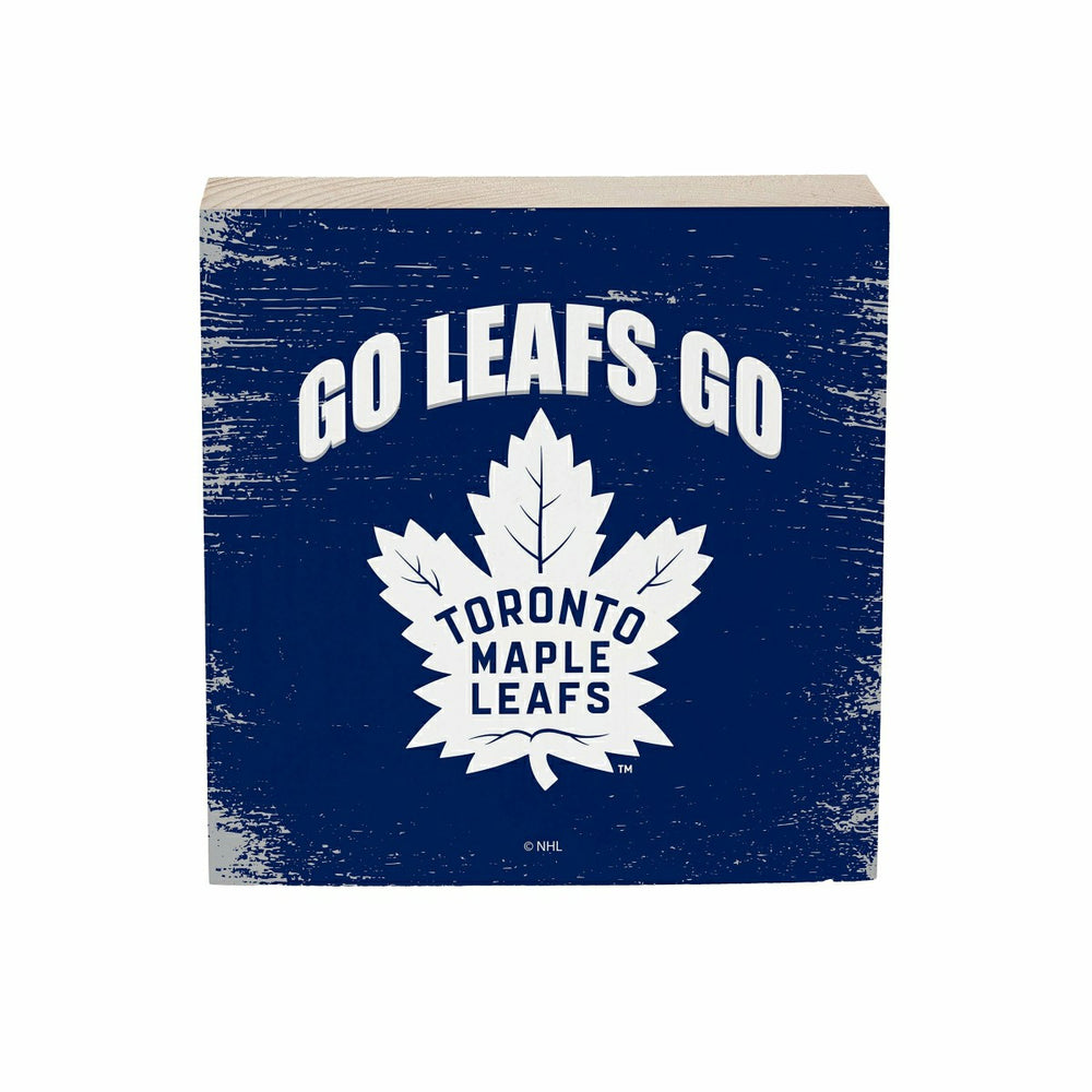 Toronto Maple Leafs Plock, Down Home Fans, 6x6, NHL, Home