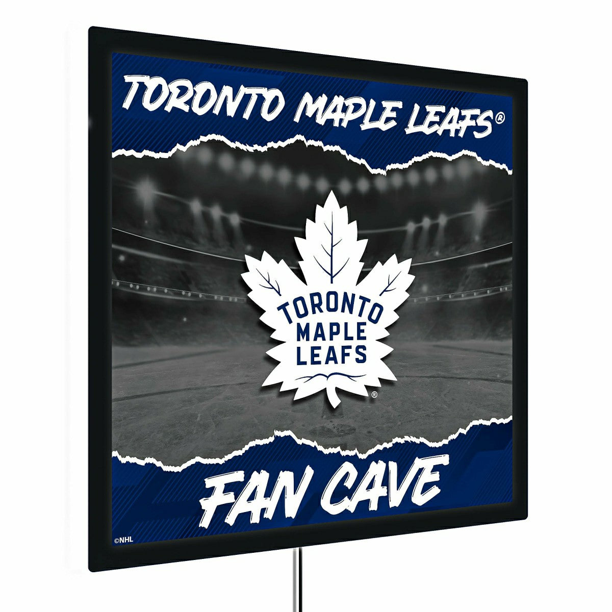 Toronto Maple Leafs 23"H x 23"L LED Wall Decor, Edgelite, Square, NHL, Home