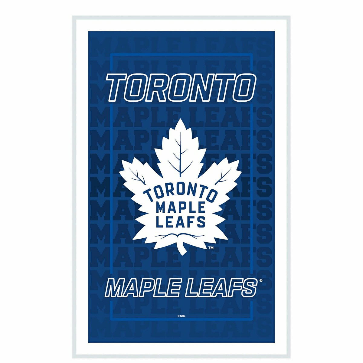 Toronto Maple Leafs Hockey Rectangle Neolite LED Decor, NHL, Home