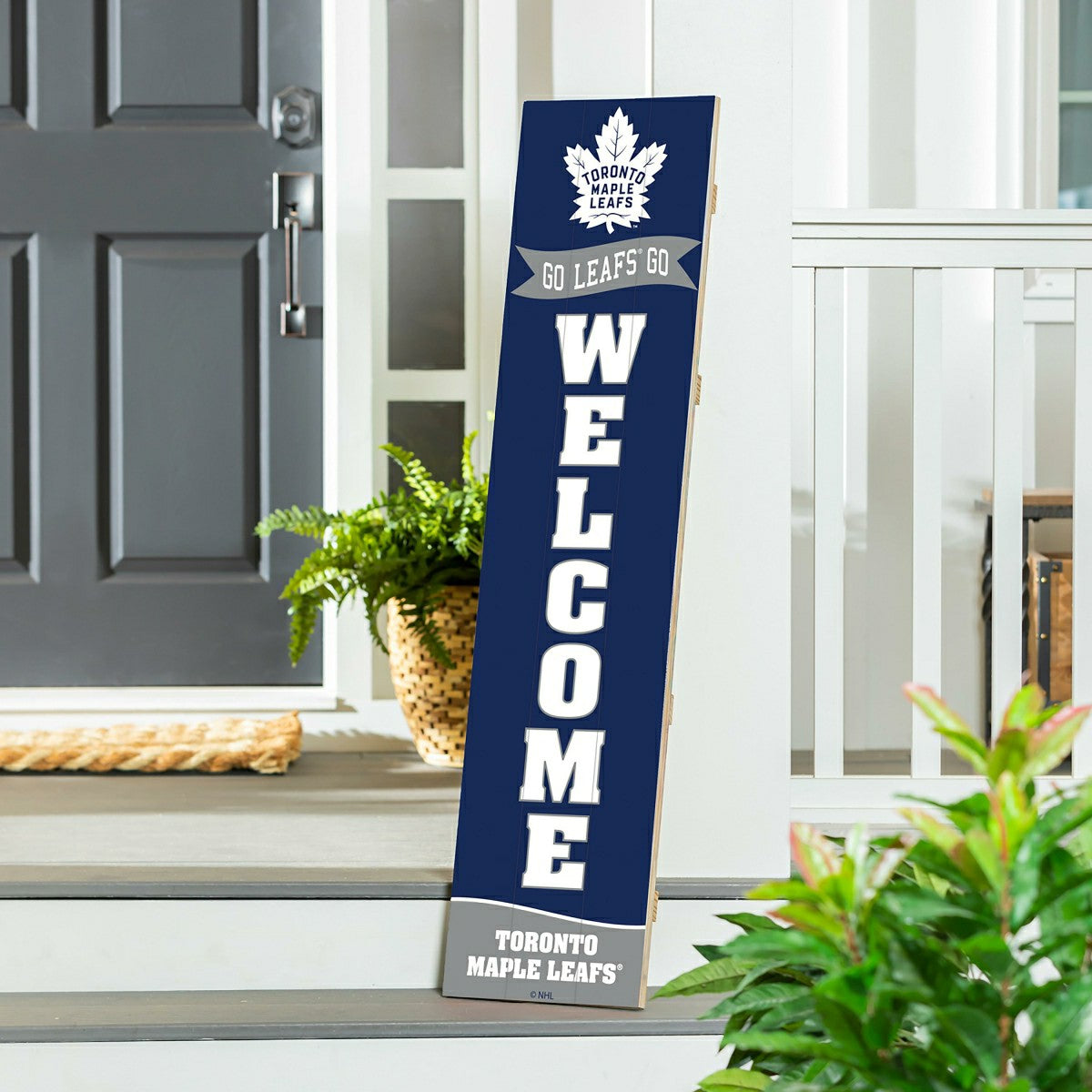 Toronto Maple Leafs Large Single Sided Leaner, 46", NHL, Home