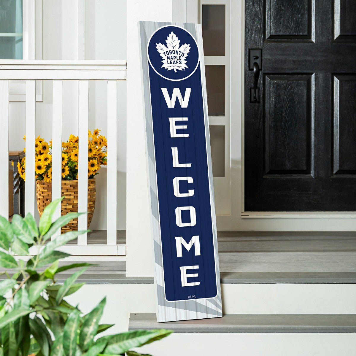 Toronto Maple Leafs Summer Seasonal Single Sided Large Leaner, 46", NHL, Home