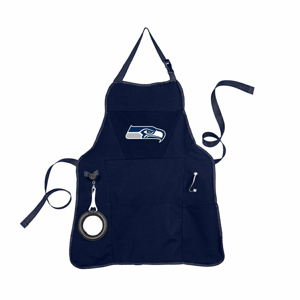 Deluxe Cotton Canvas NFL Team Pride Grilling/Cooking Apron, Seattle Se, Home, NFL
