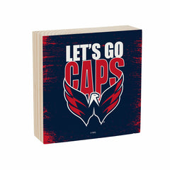 Washington Capitals Plock, Down Home Fans, 6x6, NHL, Home
