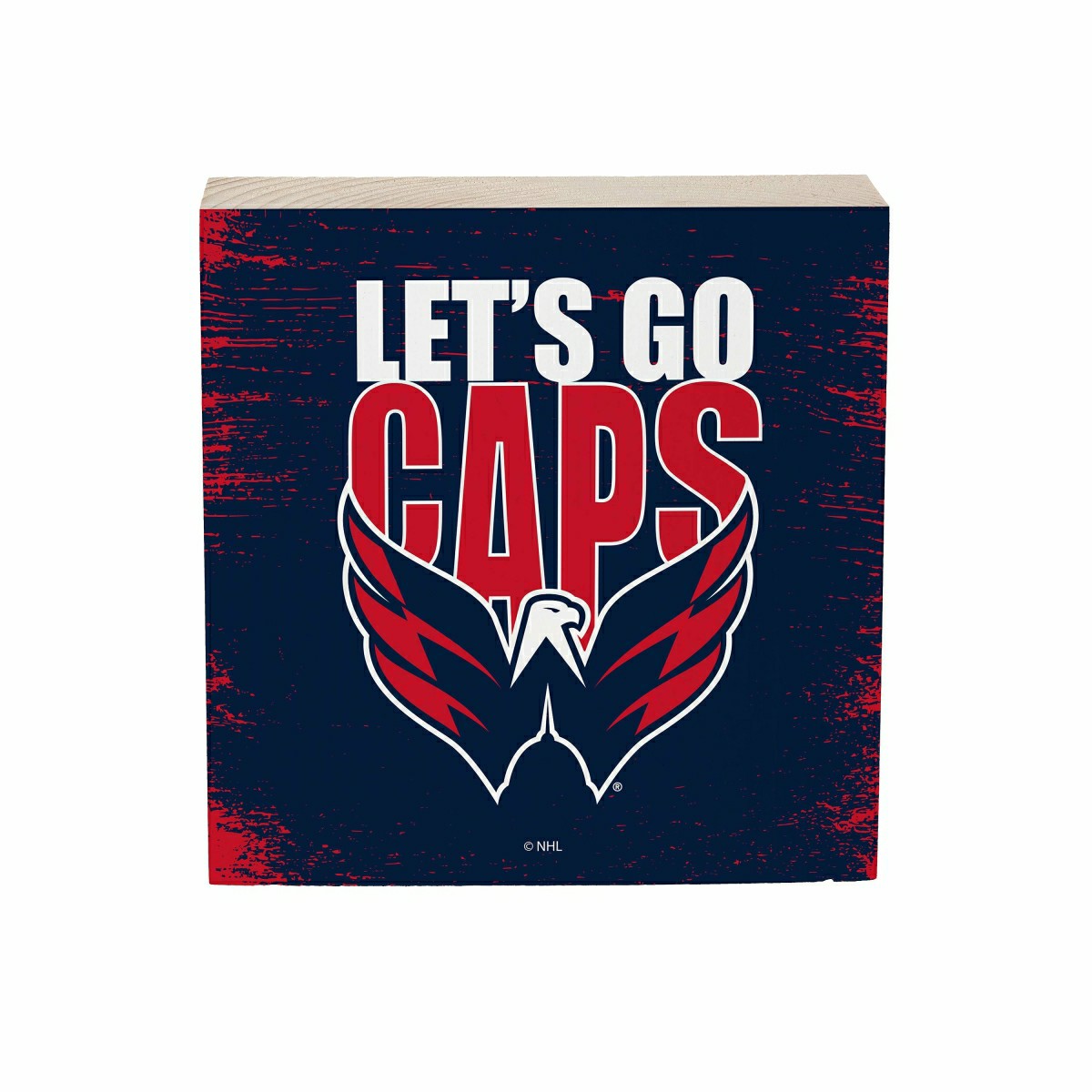 Washington Capitals Plock, Down Home Fans, 6x6, NHL, Home