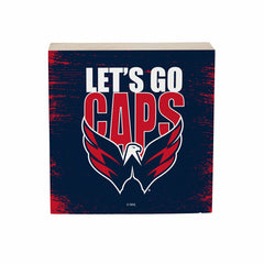 Washington Capitals Plock, Down Home Fans, 6x6, NHL, Home