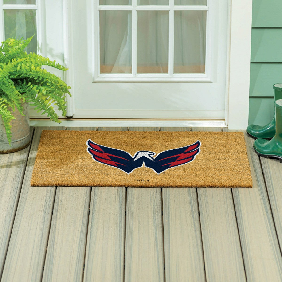 Washington Capitals Large Full Color Coir Mat, 36"x24", NHL