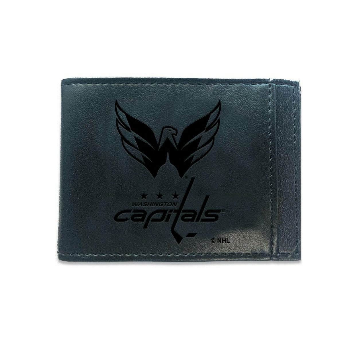 Front Pocket Wallet w/ RFID Blocking, Washington Capitals, Black, NHL, Home