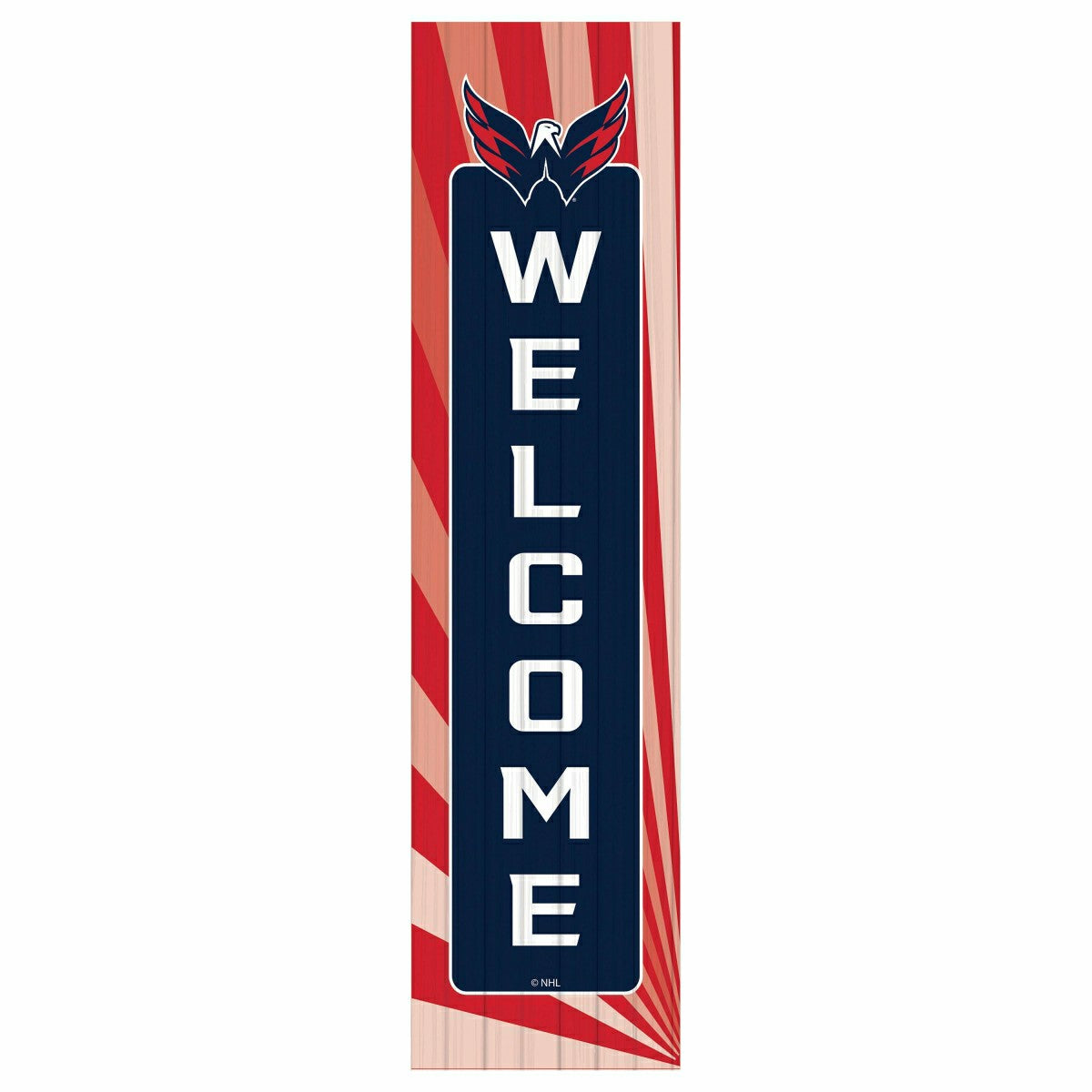 Washington Capitals Summer Seasonal Single Sided Large Leaner, 46", NHL, Home