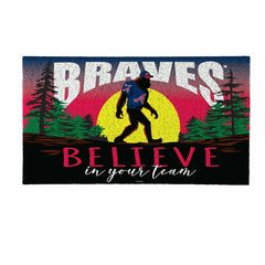 Atlanta Braves Bigfoot PVC Mat, 28"x16", MLB