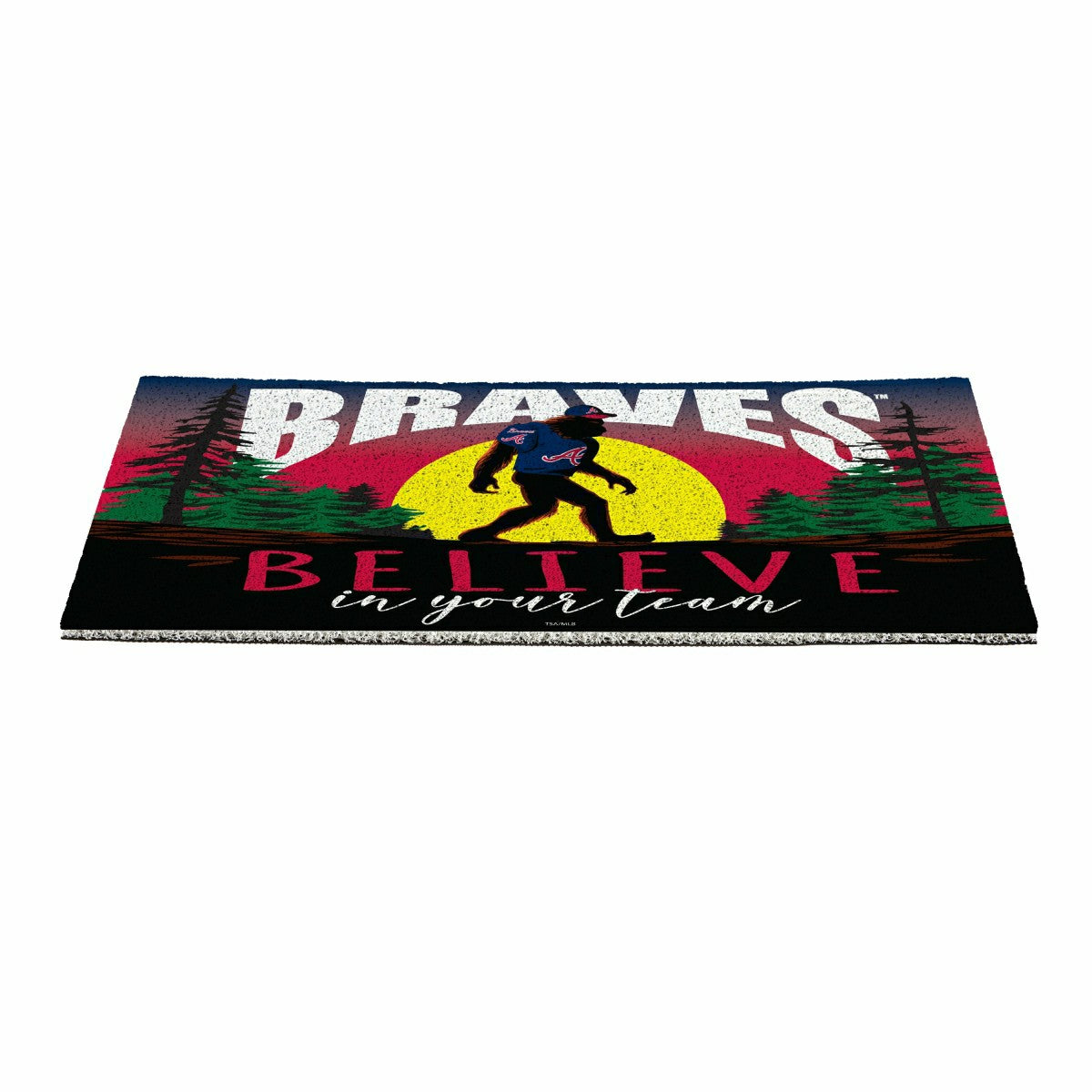 Atlanta Braves Bigfoot PVC Mat, 28"x16", MLB