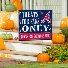 Atlanta Braves Yard Sign, Halloween Treats for Fans, MLB, Home
