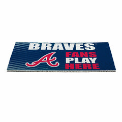 Atlanta Braves Fan Mat, 28"x16", MLB