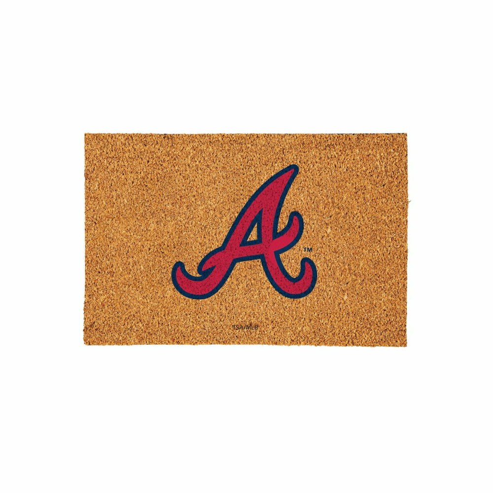 Atlanta Braves Large Full Color Coir Mat, 36"x24", MLB