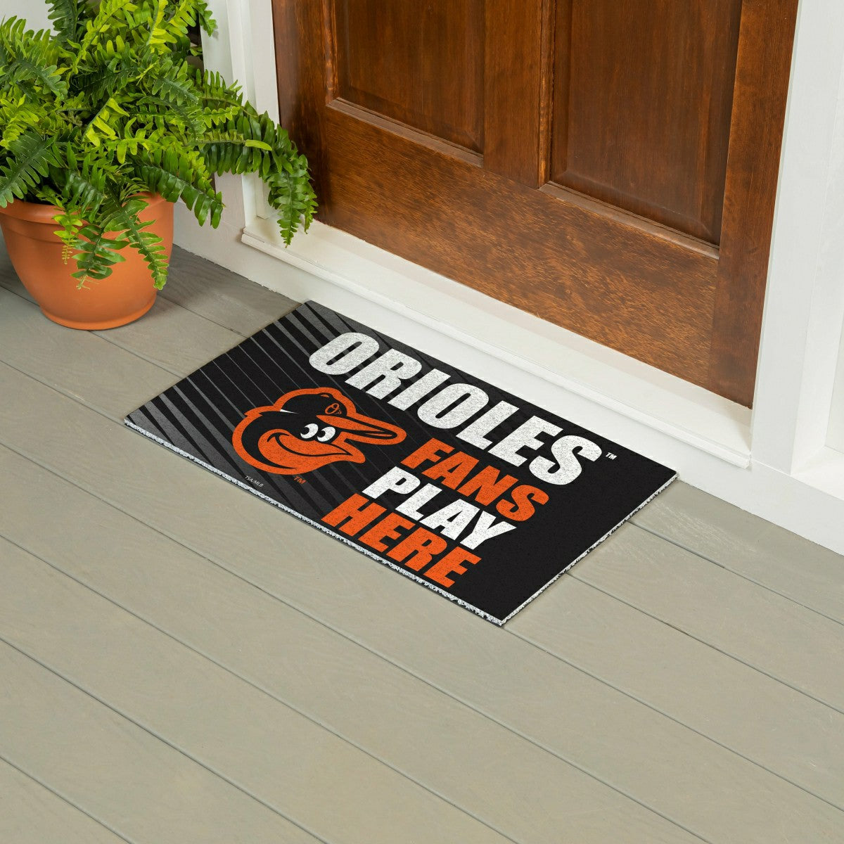 Baltimore Orioles Fan Mat, 28"x16", MLB