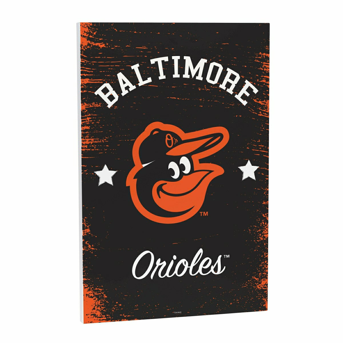 Baltimore Orioles Wood Wall Sign, 16x24, MLB, Home