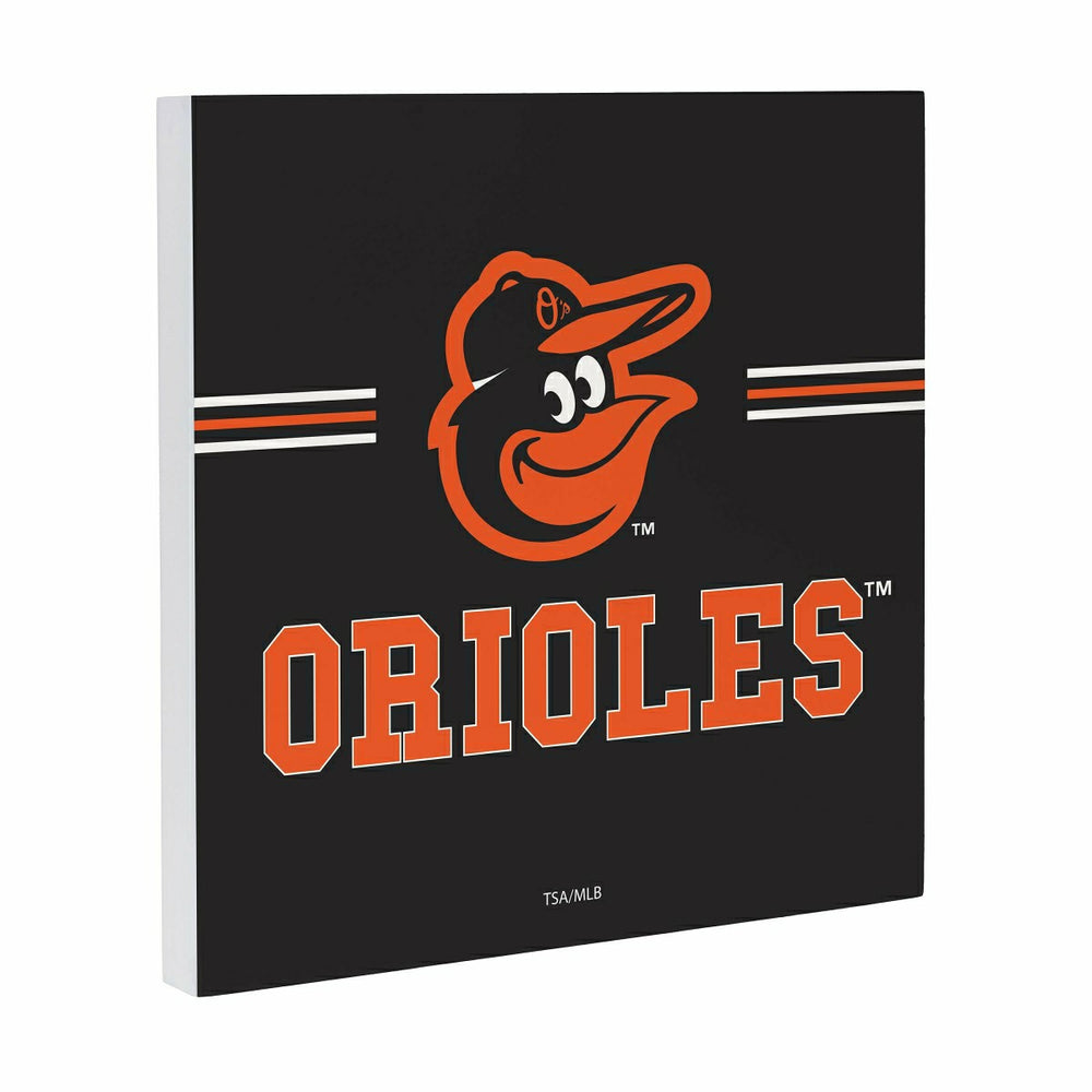 Baltimore Orioles Wood Wall Sign, 12x12, MLB, Home