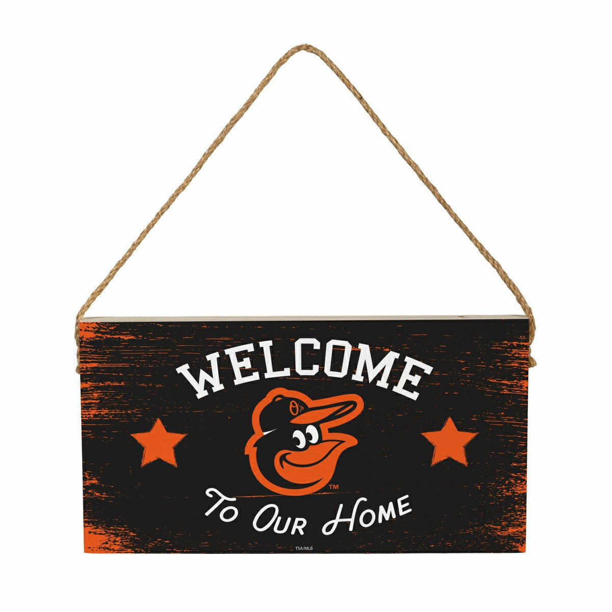 Baltimore Orioles Wood Wall Sign, 6x11, MLB, Home