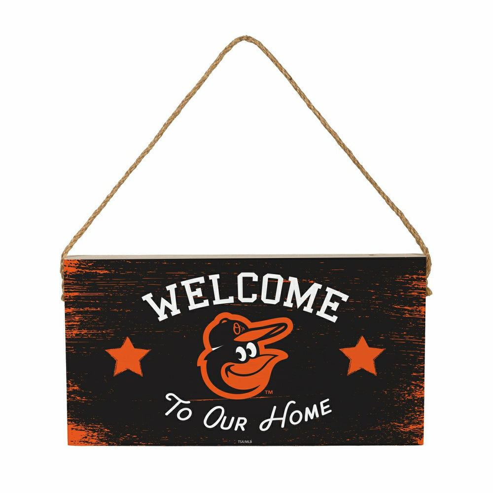 Baltimore Orioles Wood Wall Sign, 6x11, MLB, Home