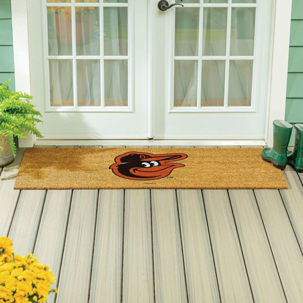 Baltimore Orioles Extra Large Full Color Coir Mat, 60"x24", MLB