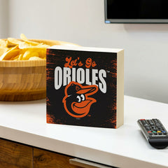 Baltimore Orioles Plock, Down Home Fans, 6x6, MLB, Home