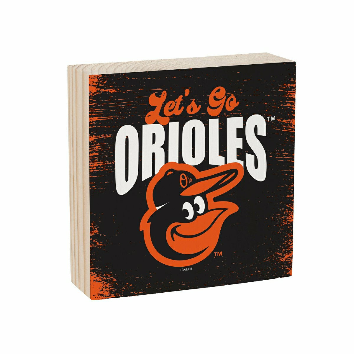 Baltimore Orioles Plock, Down Home Fans, 6x6, MLB, Home