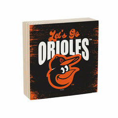 Baltimore Orioles Plock, Down Home Fans, 6x6, MLB, Home