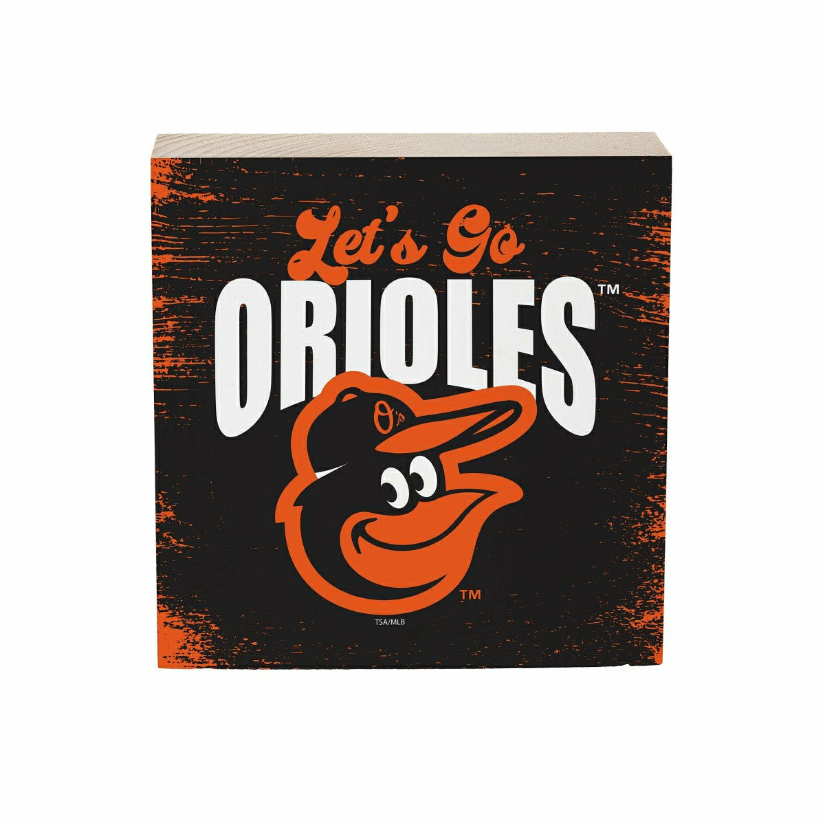 Baltimore Orioles Plock, Down Home Fans, 6x6, MLB, Home
