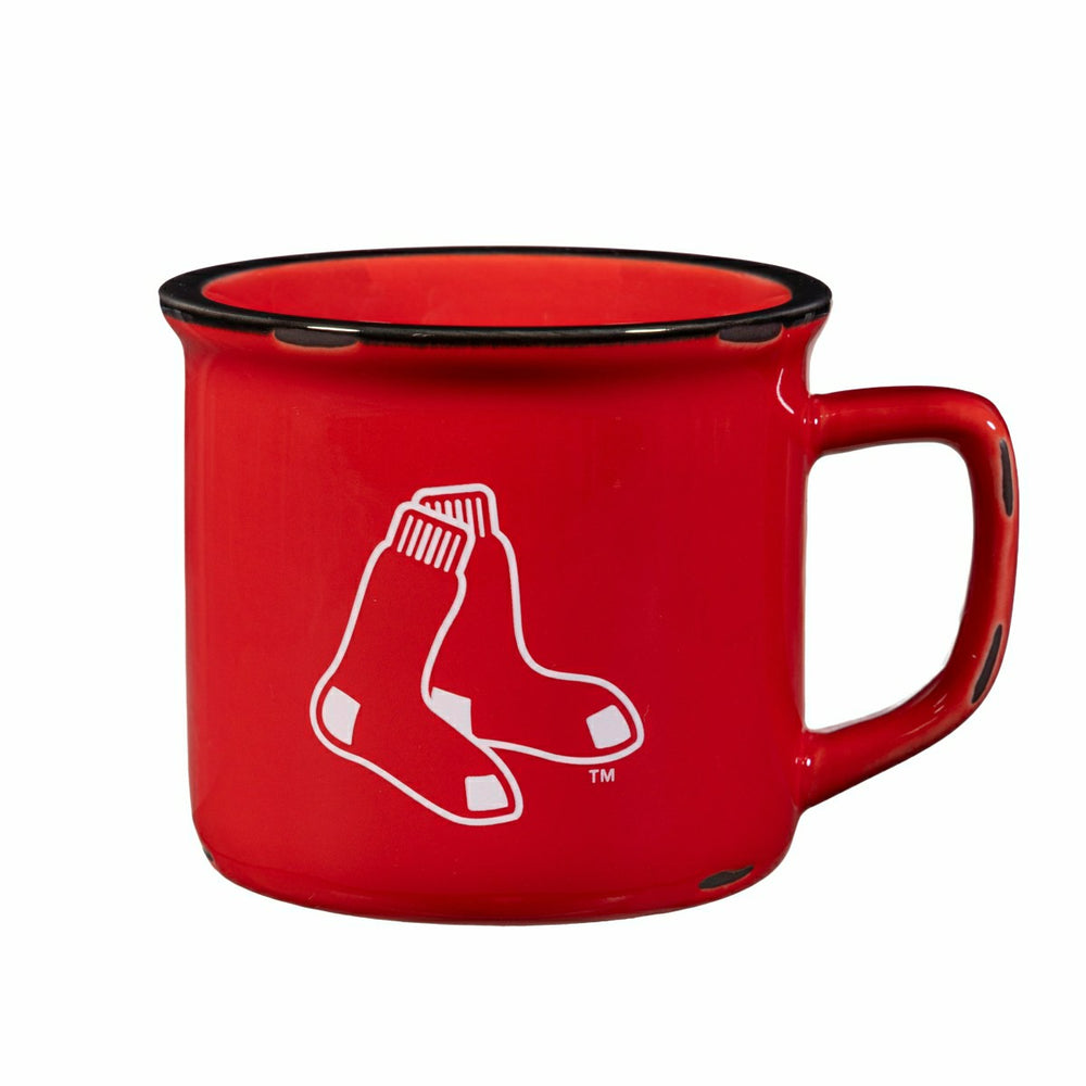 Boston Red Sox Ceramic Camp Cup with Enamel Finish, 14oz, MLB, Home