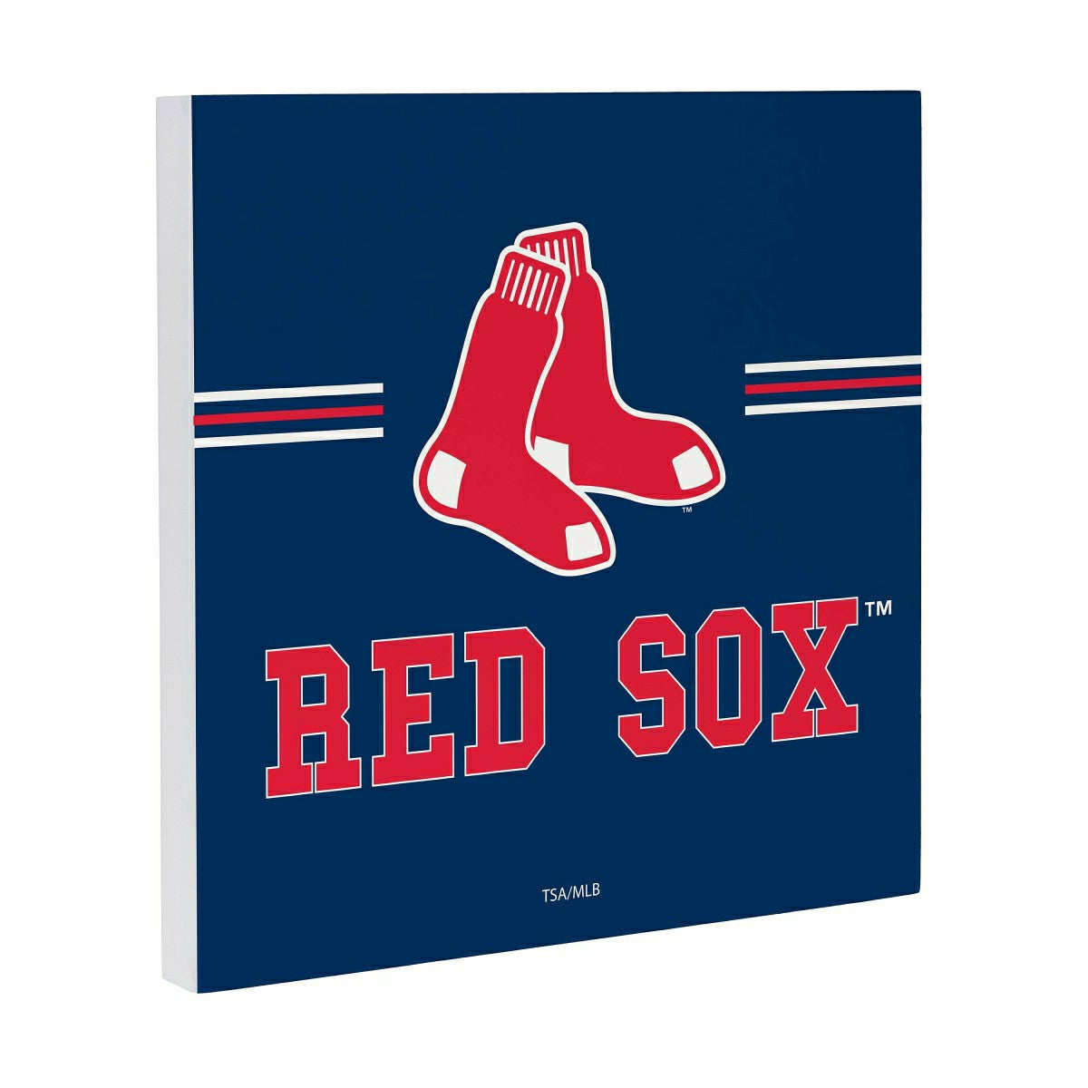 Boston Red Sox Wood Wall Sign, 12x12, MLB, Home