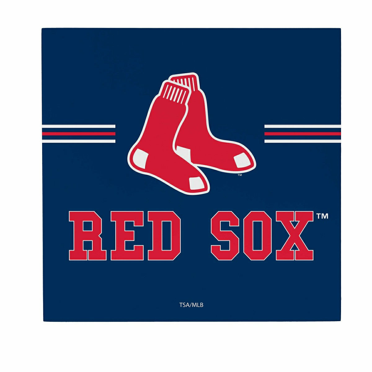 Boston Red Sox Wood Wall Sign, 12x12, MLB, Home