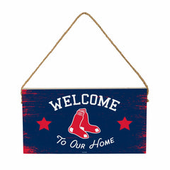 Boston Red Sox Wood Wall Sign, 6x11, MLB, Home
