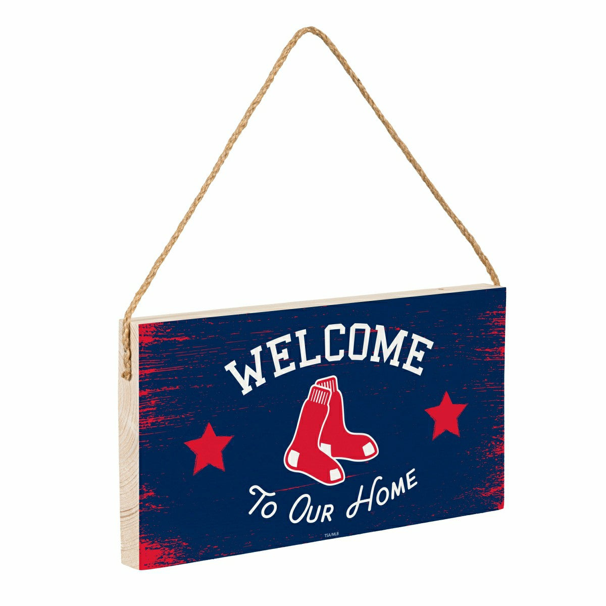 Boston Red Sox Wood Wall Sign, 6x11, MLB, Home